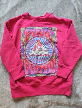 Girls Pink Floyd Oversized Sweatshirt Size S